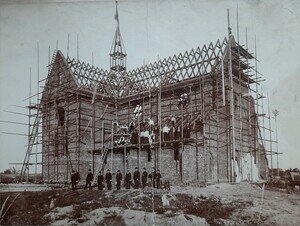 Richtfest der St. Marien Kirche Merklinde 1904